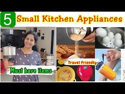 5 Must have Small kitchen appliances😍|Best items for working women,Bachelors🌟 #tips #kitchen #home
