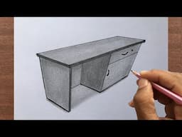 How to Draw a Table in 3 Point Perspective