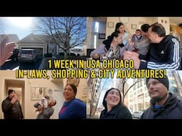 1 WEEK IN USA CHICAGO! STAYING WITH INLAWS, GOING SHOPPING & EXPLORING CHICAGO