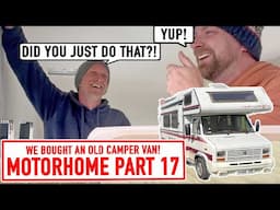 I bought a Motorhome! (Part 17) Cake, Laughs and Wallpaper