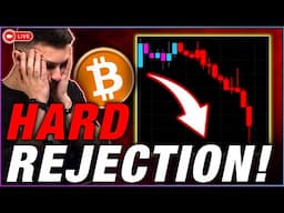 Bitcoin Rejected AGAIN! Is This The Beginning Of A HUGE Pullback?