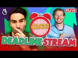 LIVE FPL Q&A | DOUBLE GAMEWEEK 33 | FANTASY PREMIER LEAGUE TIPS 2024/25