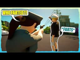 SHOOTING MY FRIENDS BECAUSE IM A COP AND THEY FART A LOT