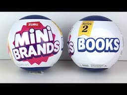 Mini Brands Series 2 BOOKS Capsule Blind Bags ✨ Opening & Review #minibrands