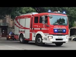 APS MAN tgm 15.250 + CA/ESK Isuzu d-max "bullet" vigili del fuoco in sirena