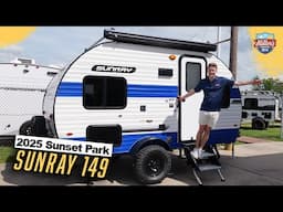 2025 Sunset Park Sunray 149 Full Tour | Compact Travel Trailer Review