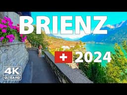 Brienz, Switzerland Walking Tour ☀️ (4K Ultra HD) – With Captions