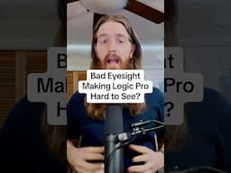 How to make the font bigger in Logic Pro 🤓 #musicproducer #logicprox