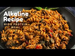 SIMPLE HIGH PROTEIN ALKALINE RECIPE | Chickpeas and Kamut Spiral PaStA 🚨