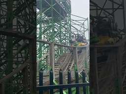 Airtime filled wooden roller coaster! #rollercoaster #themepark #amusementpark