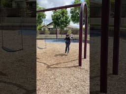 When you're too scared to jump off the swing 🙊😉🥰