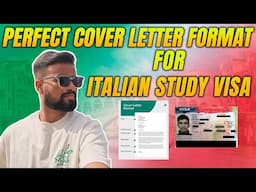PERFECT COVER LETTER FORMAT FOR ITALIAN 🇮🇹 STUDY VISA 2025 || #studyinitaly #italystudentvisa