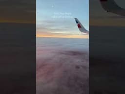 Love a Sunrise Takeoff! ✈️ #travel #airplane