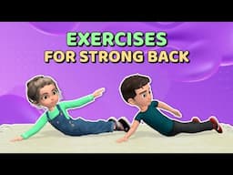 MAT EXERCISES FOR STRONG BACK FOR KIDS - IMPROVE POSTURE