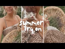 Summer Try-On Haul | Feminine, Flowy & Nature-Inspired Looks 🌿