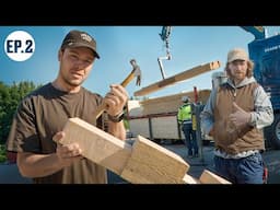 HUGE PROGRESS BUILDING THE NEW DIRT JUMP PARK - EP.2