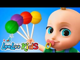 Johny Johny Yes Papa - LEARN COLORS - Lollipops - Nursery Rhymes & Kids Songs - LooLoo Kids