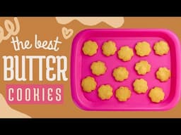 Melt-in-Your-Mouth BUTTER COOKIES! 🧈 So Easy & Delicious!