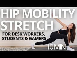 Easy Hip Mobility Routine For Desk Workers | 20 DAY CHALLENGE