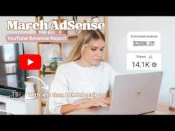 How Much YouTube Paid Me in March with 9k Subscribers | YouTube Revenue Report & Analytics Deep Dive