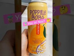 What do YOU think?! 🧐🤔🧋 #poppingboba #Boba #bubbletea #springonyoutube #tea #bobatea