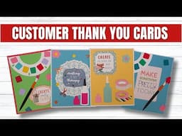 Perfect Customer Thank You Cards | Spellbinders Take Note + Crafty Babe collections
