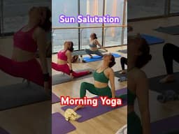 Morning Yoga #yogasouvik #sunsalutation #morningyoga #yogareel #yogaposes #shorts #yogashorts