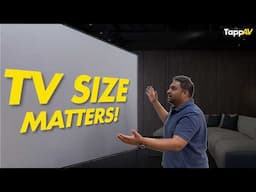 How to Select Best TV Size for Home | 2025 Best TV Size Guide for Home Theater, Gaming & More!
