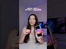 Want to know who’s secretly reading your DMs on IG? #iphone #iphonehacks #iphonetips