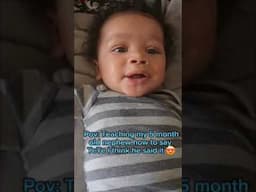 Teaching my 5 month old nephew to say TeTe! 😍🥰 Financial ABCs next !!!💪🏾