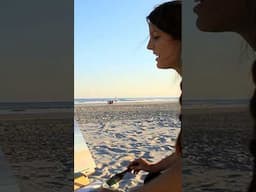 It's your turn to relax. We all deserve  that. ❤️🎨 #beachpainting
