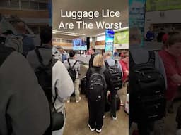 Luggage Lice are worse than Gate lice. #etiquette #airtravel #gatelice #luggage #luggagelice