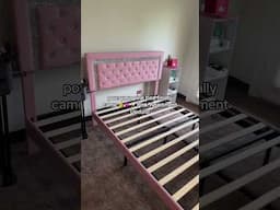 Pink Bed ✨💓 Pink Bedroom Aesthetic #pink #pinkbed