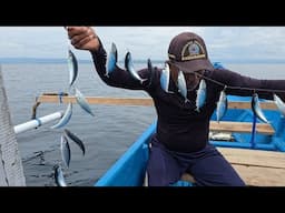 Hari ke.30 diterpa Hujan diPulau Terpencil Mancing Ikan Tongkol & Kembung makan diGubuk_Camp Fishing
