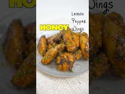These Honey Lemon Pepper Wings Hit Different 🍯🍋🔥 #HoneyLemonPepperWings #wingsrecipe