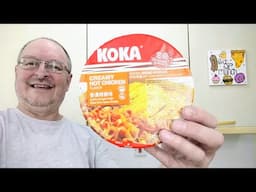 *NEW* Koka Creamy Hot Chicken Flavour Broad Noodles ~ Food Review