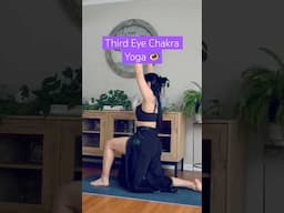 Third Eye Chakra Yoga 👁️- full practice right here on YouTube! #thirdeye #chakra #yoga #holisticlife