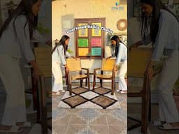 पुरानी चौकी से बनायी new side table 😃🙌🏻 #diy #sidetable #homedecor #italica