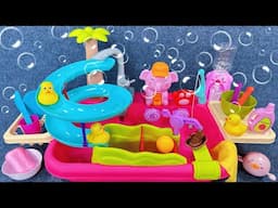 8 Minutes Satisfying with Unboxing Barbie Princess Kitchen Sink Playset ASMR | Review Toys