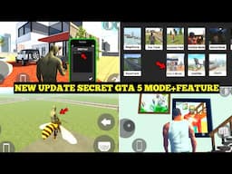 New Update Secret Feature in Indian Bike Driving 3D 🤯🔥| GTA V Mode+Multiplayer Update |Harsh in Game