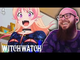 🤣🤣🤣 Witch Watch Episode 4 REACTION (日本語字幕付き) ウィッチウォッチ