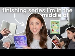 finishing *every* series i'm in the middle of😳📖 getting through my physical tbr!