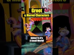 Groot & Marvel Characters Take Over It’s A Small World at Tokyo Disneyland #themeparks #tokyodisney