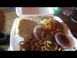 Uncle Charlie's Build Your Own Burger & Curly Fries #unclecharlies #buildyourownburger #curlyfries