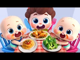Learn Good Habits | Let's Eat with Dinosaurs | Dinosaur Song | Nursery Rhymes & Kids Songs | BabyBus