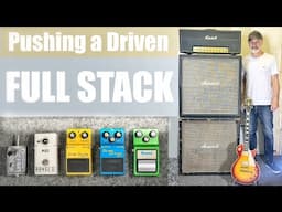 Pushing a Dirty Marshall Full Stack with 5 Overdrive Pedals