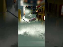 🌊 No Way Out 😱 MASSIVE flood rushes through city!