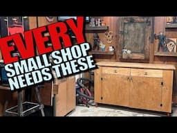 Building a Large Shop Cabinet For Small Spaces