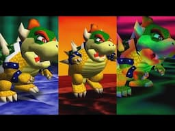 Super Mario 64 - All Bowser Levels (No Damage)