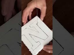 Foam Plastic letter N